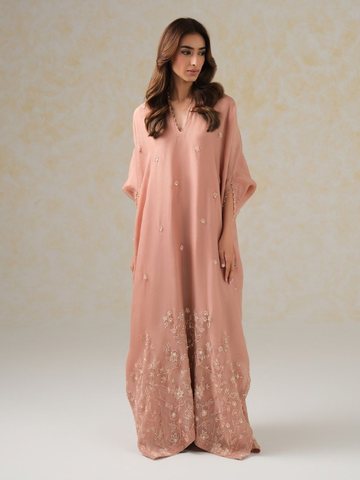 Pink Mirage 2 Piece Kaftan Set