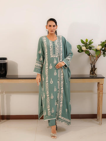 Teal Dream 3 Piece Suit