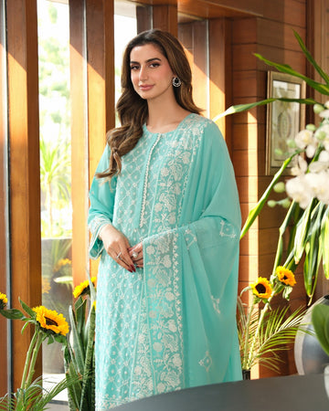 Aqua Celeste 3 Piece Suit