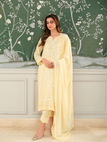 Limelight Yellow 3 Piece Suit