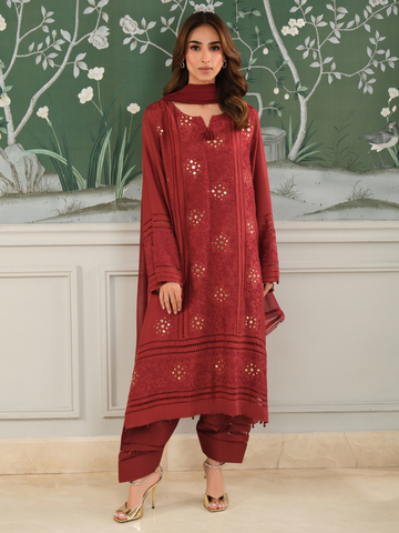 Scarlet Red 2 Piece Suit
